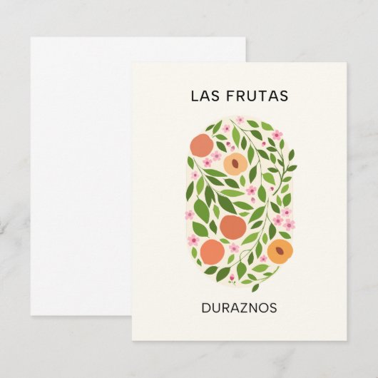 Correspondance Carte de note plate (Devant / Derrière)