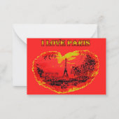 Correspondance Carte de note plate (Devant)