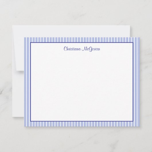 Correspondance Carte de note plate (Devant)