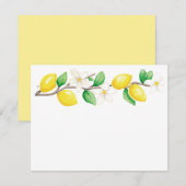 Correspondance Carte de note plate (Devant / Derrière)