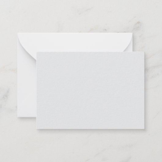 Correspondance Carte de note plate (Dos)