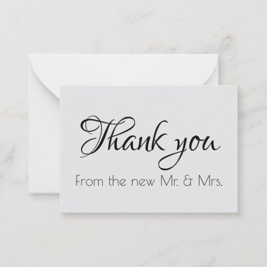 Correspondance Carte de note plate (Devant)