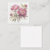 Correspondance Carte de note plate (Devant / Derrière)