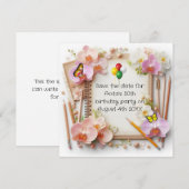 Correspondance Carte de note plate (Devant / Derrière)