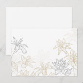 Correspondance Carte de note plate (Devant / Derrière)