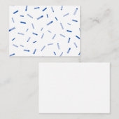 Correspondance Carte de note plate (Devant / Derrière)