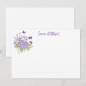 Correspondance Carte de note plate (Devant / Derrière)