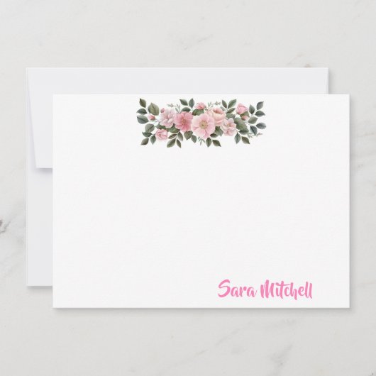 Correspondance Carte de note plate (Devant)