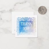 Correspondance *~* Carte de note plate AP62 Ombre Parties scintil (Devant/Arrière en situation)