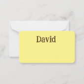 Correspondance Carte de note plate personnalisée Égypte ancienne (Dos)