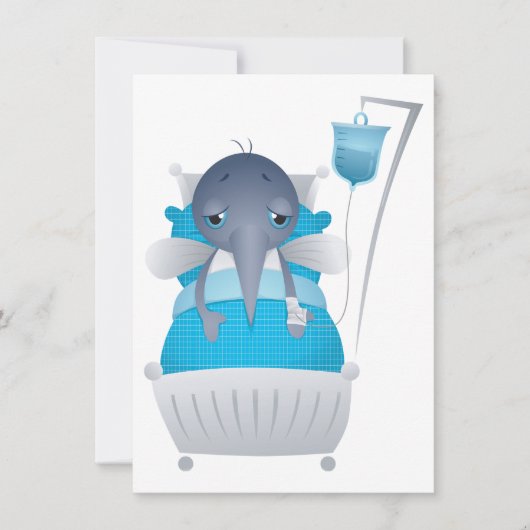 Correspondance Carte de note pour moustiques malades (Devant)