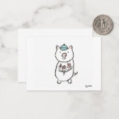 Correspondance Carte de note pour porc doux (Devant/Arrière en situation)