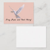 Correspondance Carte de note Pray and Hope (Devant / Derrière)