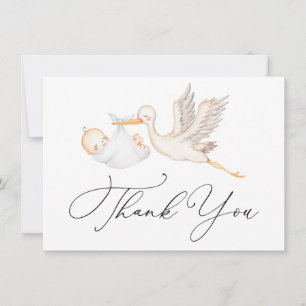 Correspondance Carte de note Remerciements pour bébé