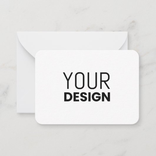 Correspondance Carte de note ronde [Tailles multiples] (Devant)