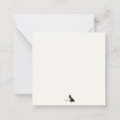 Correspondance Carte de note Schnauzer Small (Dos)