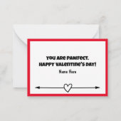 Correspondance Carte de note scolaire drôle et mignonne avec la p (Dos)