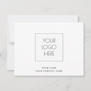 Correspondance Carte de note simple Logo
