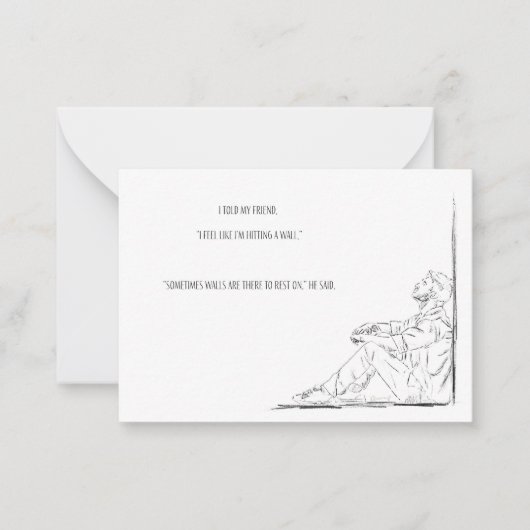 Correspondance Carte de note sur la santé mentale (Devant)