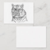 Correspondance Carte de note Tiger (Devant / Derrière)