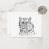 Correspondance Carte de note Tiger (Devant/Arrière en situation)