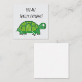 Correspondance Carte de note Turtley Awesome (Devant / Derrière)