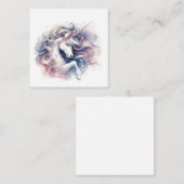 Correspondance Carte de note Unicorn (Devant / Derrière)