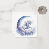 Correspondance Carte de note Unicorn (Devant/Arrière en situation)