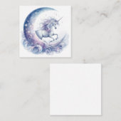 Correspondance Carte de note Unicorn (Devant / Derrière)