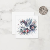 Correspondance Carte de note Unicorn (Devant/Arrière en situation)