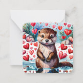 Correspondance Carte de note Valentine pour les enfants de la cla (Devant)