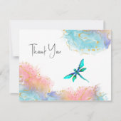 Correspondance Carte de notes Dragonfly Thank You (Devant)
