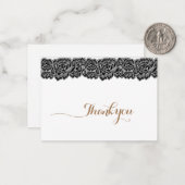 Correspondance Carte de notes Fleurs du Marché Roses Noir et Blan (Devant/Arrière en situation)