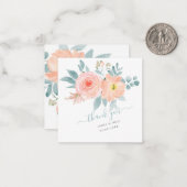 Correspondance Carte de notes Rose PixDezines Blush Pink (Devant/Arrière en situation)