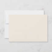 Correspondance Carte de notification de déménagement florale mini (Dos)