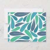 Correspondance Carte de papier à lettres feuilletée tactile Tropi (Dos)