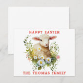 Correspondance Carte de Pâques personnalisée (Devant / Derrière)