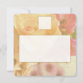 Correspondance Carte de placement de rose jaune pâle (Devant)