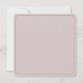Correspondance Carte de placement Pale Pink Rose (Dos)