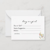 Correspondance Carte de prédiction et de conseil sur le genre (Devant)