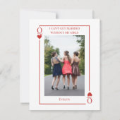 Correspondance Carte de présentation Las Vegas Bridesmaid (Dos)