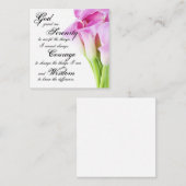 Correspondance Carte de prière Serenity (Devant / Derrière)