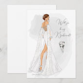 Correspondance Carte de proposition d'aide-mémoire illustrée aqua (Devant / Derrière)