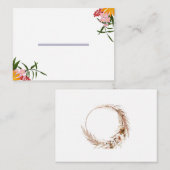 Correspondance Carte de proposition de la partie nuptiale (Devant / Derrière)