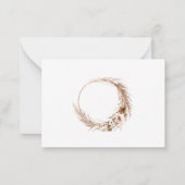 Correspondance Carte de proposition de la partie nuptiale (Dos)