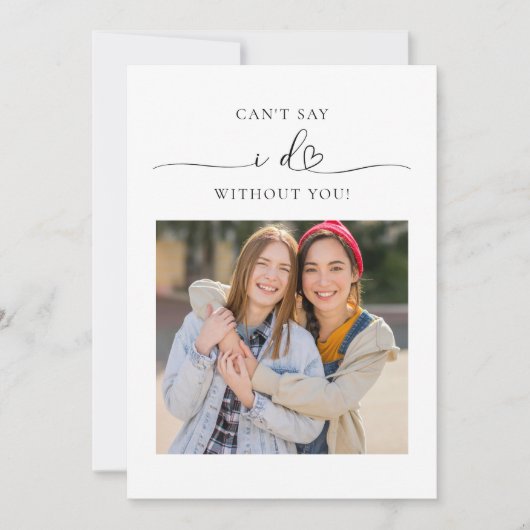 Correspondance Carte de proposition de la servante moderne minima (Devant)