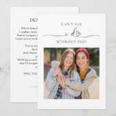 Correspondance Carte de proposition de la servante moderne minima (Devant / Derrière)