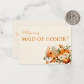 Correspondance Carte de proposition de témoin de mariage (Devant/Arrière en situation)