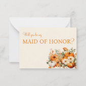 Correspondance Carte de proposition de témoin de mariage (Devant)