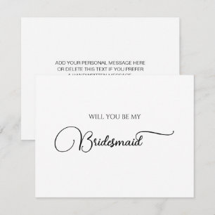 Correspondance Carte de proposition simple et élégante de Bridesm